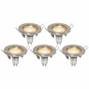5 x Ledvance LED Einbauleuchte Spot Essential Nickel...