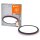 Ledvance LED Smart+ Deckenleuchte Orbis Ultra Slim Schwarz Ø23,5cm 19W 1790lm RGBW 2700-6500K Dimmbar App Google Alexa WiFi