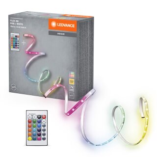 Ledvance LED Strip Flex 3M 10W 780lm RGBW warmweiß 3000K Dimmbar mit Fernbedienung
