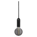Ledvance Pendelleuchte Vintage 1906 PenduLum Round Schwarz Ø10cm max. 25W E27 kürzbar
