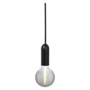 Ledvance Pendelleuchte Vintage 1906 PenduLum Round Schwarz Ø10cm max. 25W E27 kürzbar