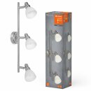 Ledvance LED Deckenleuchte Spot 3-Flammig Silber 3 x 1,9W G9 600lm Warmweiß 2700K schwenkbar