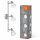 Ledvance LED Deckenleuchte Spot 3-Flammig Silber 3 x 1,9W G9 600lm Warmweiß 2700K schwenkbar