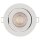3 x Ledvance LED Einbauleuchte Spot Set Ø9cm Weiß 4,9W 400lm Warmweiß 2700K schwenkbar Dimmbar