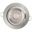 3 x Ledvance LED Einbauleuchte Spot Set brushed Nickel...
