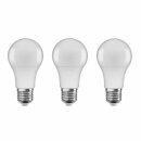 3 x Osram LED A60 Birnen 8,5W = 60W E27 matt 806lm kaltweiß 6500K Tageslicht