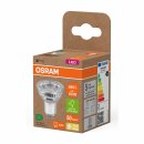Osram LED Glas Reflektor PAR16 2W = 50W GU10 360lm warmweiß 2700K 36° ultra effizient
