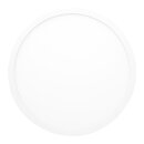 Brilliant LED Deckenaufbau-Panel Buffi Sandweiß Ø25cm 13W 1300lm warmweiß 2700K