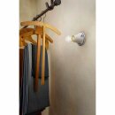 Ferroluce Wandlampe Deckenleuchte Trieste Weiß Ø10cm max. 60W E14 Keramik