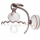 Ferroluce Wandlampe Leuchte Roma Weiß Ø14cm...