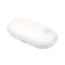 Spectrum LED Außenleuchte Wandlampe Weiß oval...