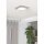 Eglo LED Deckenleuchte Aufbaupanel Fueva 5 Nickel matt 21x21cm 16,5W 1800lm Warmweiß 3000K