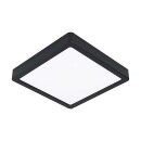 Eglo LED Deckenleuchte Aufbaupanel Fueva 5 Schwarz...