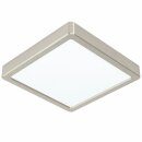 Eglo LED Deckenleuchte Aufbaupanel Fueva 5 Nickel matt...