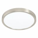 Eglo LED Deckenleuchte Aufbaupanel Fueva 5 Nickel matt...