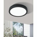Eglo LED Deckenleuchte Aufbaupanel Fueva 5 Schwarz...
