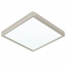 Eglo LED Deckenleuchte Aufbaupanel Fueva 5 Nickel matt...