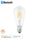 Ledvance LED Filament Smart+ ST64 Edison 6W = 60W E27 klar 810lm warmweiß 2700K Dimmbar App Alexa Apple HomeKit Bluetooth