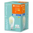 Ledvance LED Filament Smart+ ST64 Edison 6W = 60W E27 klar 810lm warmweiß 2700K Dimmbar App Alexa Apple HomeKit Bluetooth