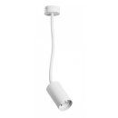 Spectrum Wandlampe Deckenleuchte Variosa Flexi Weiß max. 10W GU10 ohne Leuchtmittel + Flexarm