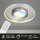 Briloner LED Deckenleuchte Nickel Chrom matt Ø50cm 25W 3000lm CCT 2700K-6500K Dimmbar Memory Fernbedienung