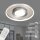 Briloner LED Deckenleuchte Nickel Chrom matt Ø50cm 25W 3000lm CCT 2700K-6500K Dimmbar Memory Fernbedienung