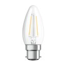 Osram LED Filament Kerze 2,5W = 25W B22d klar 250lm FS...