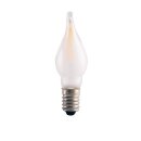 3 x LED Filament Windstoßkerze Topkerze 0,2W E10...