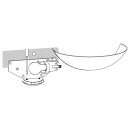 Eglo Wandleuchte Halbschale Malva Weiß/Nickel max. 60W E27 ohne Leuchtmittel