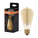 Osram LED Spiral Filament Edison Vintage 1906 7W = 48W...