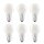 6 x Osram LED Filament A60 Birnen 6,5W = 60W E27 matt 806lm Warmweiß 2700K