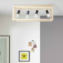 Brilliant Deckenleuchte Nerea Holz Eiche max. 4 x 15W E27...