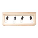 Brilliant Deckenleuchte Nerea Holz Eiche max. 4 x 15W E27...