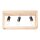 Brilliant Deckenleuchte Nerea Holz Eiche max. 3 x 15W E27 ohne Leuchtmittel schwenkbar