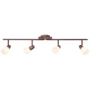 Brilliant Deckenleuchte Strahler Milos Kupfer/Alabaster...