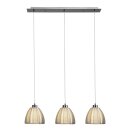 Brilliant Pendelleuchte Relax Chrom max. 3 x 60W E27 kürzbar