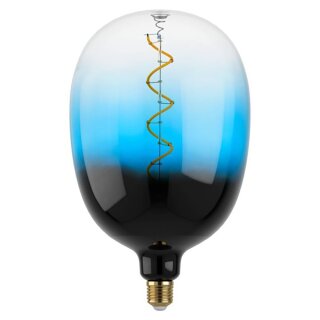 Eglo LED Spiral Filament Leuchtmittel T180 4W E27 klar schwarz-blau 85lm extra warmweiß 2000K
