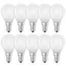 10 x Radium LED Filament P45 Tropfen 4W = 40W E14 matt...