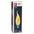 Paulmann Kerze windstoß gold 40W E14 Kerzen 40 Watt...