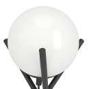 Eglo Tischleuchte Castellato Schwarz/Weiß Ø21cm max. 28W E14 mit Schalter