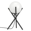 Eglo Tischleuchte Castellato Schwarz/Weiß Ø21cm max. 28W E14 mit Schalter
