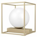 Eglo Tischleuchte Vallaspra Weiß Gold 16,5cm max....