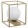 Eglo Tischleuchte Vallaspra Weiß Gold 16,5cm max. 40W E14 mit Schalter