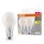 2 x Osram LED Filament A60 Birnen 4W = 40W E27 matt 470lm warmweiß 2700K