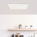 Brilliant LED Deckenleuchte Aufbaupanel Milton Weiß...