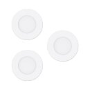 3 x Eglo LED Smart Einbauleuchte Crosslink-Z Weiß...