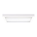 Brilliant LED Deckenleuchte Icarus Weiß 50x50cm 37W 3900lm RGB + CCT Dimmbar mit Fernbedienung