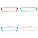 Brilliant LED Smart Deckenleuchte Aufbaupanel Ladoga Weiß 45x45cm 24W 2600lm RGB + CCT Dimmbar Tuya App + Fernbedienung