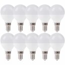 10 x lampsplus LED Tropfen 5,5W = 40W E14 matt 470lm Warmweiß 2700K DIMMBAR