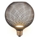 Osram LED Globe G125 Decor Flat 3,5W = 28W E27 Schwarz 300lm warmweiß 2700K